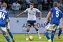 Zach Duncan ses her tidligere i sæsonen i AGF's udekamp mod Lyngby.