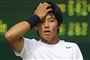 Lee Duck-hee blev professionel som 15-årig. Billedet her er fra juniortiden, hvor han stillede op ved Wimbledon.