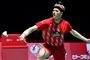 Anders Antonsen havde ikke de store problemer med at spille sig i tredje runde ved VM i Basel, da han understregede sin gode form mod malaysiske Daren Liew. (Arkivfoto)