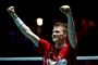 Anders Antonsen slog søndagens modstander i VM-finalen, Kento Momota, sidste gang de to spillere mødte hinanden. (Arkivfoto)