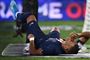 Mbappé blev ramt af en lårskade efter en sprint i Paris Saint Germains kamp mod Toulouse søndag aften.