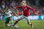 Kasper Dolberg har scoret tre gange på det danske landshold siden debuten i 2016. (Arkivfoto)