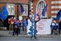 Pro- og anti-brexit aktivister i London, hvor den britiske regering nu har  indledt en informationskampagne, som opfordrer befolkningen til at "gøre sig klar til brexit".