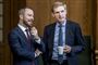 Jakob Ellemann-Jensen (V) og Kristian Thulesen Dahl (DF) under åbningsdebatten i Folketinget på Christiansborg sidste år. Siden da er førstnævnte blevet formandskandidat for Venstre. (Arkivfoto)