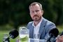 Jakob Ellemann-Jensen ved Venstres gruppemøde. Tirsdag aften har han overfor DR og Jyllands-Posten annonceret, at han vil agter at stille op til posten som Venstres formand på partiets landsmøde 21. september. (Arkivfoto)