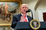 USA's præsident Donald Trump svarede på et pressemøde, at han ikke vidste, om kortet var blevet tegnet på.