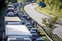 I august i år kørte næsten 1,3 millioner biler over Storebæltsbroen. (Arkivfoto)