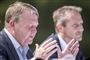 Under Venstres sommergruppemøde i august fastholdt Lars Løkke Rasmussen og Kristian Jensen, at de ville genopstille som henholdsvis formand og næstformand for Venstre. (Arkivfoto)