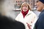 Kulturminister Joy Mogensen (S) fortæller, at nogle på kulturområdet skal slippe for udskældt omprioriteringsbidrag, mens andre stadig skal beholde det. (Arkivfoto).