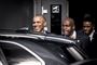 Sikkerhedsforanstaltningerne er enorme, når ekspræsident Barack Obama gør sin entré. Gæsterne skal indfinde sig flere timer, før arrangementet begynder, og tasker og tøj bliver tjekket. Her et glimt fra Obamas besøg i Kolding for et år siden. (Arkivfoto).