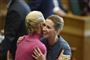 Tirsdag åbnede Folketinget med en kort tale fra Folketingets formand, Henrik Dam Kristensen. Derefter gik statsminister Mette Frederiksen på talerstolen. (Arkivfoto).