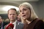 Forsvarsminister Trine Bramsen (S) og udenrigsminister Jeppe Kofod (S) talte med pressen efter hastemødet i Det Udenrigspolitiske Nævn på Christiansborg onsdag eftermiddag. Kort efter kom melding fra den tyrkiske præsident om, at Tyrkiet havde indledt militæroperation i Syrien.
