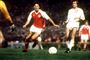 Michael Laudrup spillede sin landskamp nummer 25 i et opgør mod Schweiz i 1985, hvor dette foto er fra. Året før var han med til at tabe mod Schweiz - det var senest Danmark tabte til alpelandet.