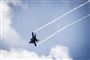 Et F-35-fly i luften ved Flyvestation Skrydstrup i Sønderjylland. Mindst fem af de 27 nye danske F-35-kampfly skal stå permanent i USA. Ifølge den amerikanske ambassadør i Danmark, Carla Sands, bør Danmark styrke forsvaret med blandt andet flere kampfly, siger hun i et interview med Jyllands-Posten.(Arkivfoto)