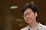 Hongkongs leder, Carrie Lam, takkede byens borgere for et fredeligt valg ved en pressekonference i Hongkong natten til tirsdag.