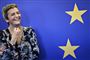 "Hvilken dansk politiker er i september 2019 blevet genudnævnt som kommissær i EU?" Sådan lyder det forkert formulerede spørgsmål i indfødsretsprøven. Vestager blev nemlig slet ikke godkendt i september. (Arkivfoto.)