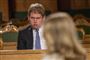 Rasmus Paludans parti, Stram Kurs, fik 1,8 procent af stemmerne ved folketingsvalget 5. juni og var således tæt på spærregrænsen på to procent. Nu risikerer Stram Kurs at få et såkaldt gult kort og blive frataget muligheden for at indsamle vælgererklæringer i en periode. (Arkivfoto)