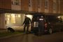 Politiet slog til mange steder i landet ved aktionen 11. december. Her ses politiet arbejde i Gersagerparken i Greve. (Arkivfoto)