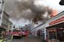 Brand i gågade - nabobygning rives ned