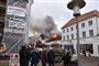 Brand i gågade - nabobygning rives ned