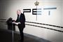 Politiets Efterretningstjeneste, PET, afholder pressemøde, hvor Finn Borch Andersen, chef for PET, fortæller om spionage.