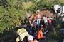 84 mennesker blev kvæstet, da en lastbil med migranter kørte galt i Mexico tirsdag.