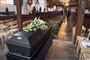 Ansvarshavende chefredaktør for Nordjyske Medier Søren Rosenlund Christensen blev fredag bisat fra Tønder Kristkirke i sin fødeby. (Foto: Bo Amstrup/Ritzau Scanpix)