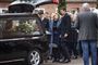 Ansvarshavende chefredaktør for Nordjyske Medier Søren Rosenlund Christensen blev fredag bisat fra Tønder Kristkirke i sin fødeby. Han efterlader sig hustru og to sønner. (Foto: Bo Amstrup/Ritzau Scanpix)
