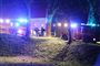 Brand i køkkenet: Hele gården antændt