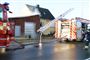 Person fundet død i brændende hus