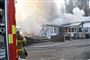 Der er udbrudt brand det ikoniske, gamle Hotel Julsø ved foden af Himmelbjerget.