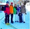 Kongen på skiferie Regnbuefamilie