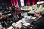 Formand Pia Olsen Dyhr og SF's Karsten Hønge ved SF's landsmøde, på Comwell Kolding lørdag den 7. marts 2020.