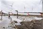 Vindmølleparken Eurowind Energy på Thorup-Sletten vest for Aggersund, 24. februar 2020. Vindmølleparken er nyopført og er Danmarks største på land.