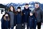 Kronprinsparrets børn, prins Christian, prinsesse Isabella, prins Vincent og prinsesse Josephine startede i starten af januar på ophold på skole i Schweiz. De tager nu hjem før tid. (Arkivfoto)