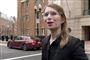 Chelsea Manning foran distriksdomstolen i Virginia sidste år, hvor hun blev fængslet for at nægte at vidne mod WikiLeaks.