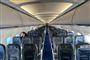 Passagerer på et stort set tomt fly mellem Frankfurt og Barcelona tirsdag. Ikke kun luftfartsselskaberne bløder - det kommer en række andre brancher også til som følge af nedlukninger over det meste af verden. Millioner af mennesker kommer til at miste deres job, siger ILO.