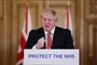 Den britiske premierminister, Boris Johnson, orienterede befolkningen om de seneste tiltag i kampen mod coronavirus.