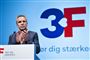 Forbundsformand Per Christensen fortæller, at 3F er klar til at tage nye beslutninger, hvis coronakrisen varer ved i mere end tre måneder. (Arkivfoto)