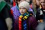 Greta Thunberg ved en demonstration for klimaet i Bruxelles, Belgiens hovedstad, 6. marts. - Følg anbefalingerne fra eksperter og jeres lokale myndigheder og #StayAtHome (bliv hjemme, red.) for at mindske spredningen af virusset, skriver hun på sin Instagram-profil. (Arkivfoto).