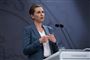 Statsminister Mette Frederiksen (S) holder pressemøde i Statsministeriet om coronasituationen i Danmark. Hun lufter blandt andet muligheden for, at genåbningen kan udvides en smule, men hun afviser at gå i detaljer.