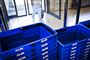Corona-vold i supermarked