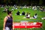 Newyorkere slapper af i Central Park denne weekend.