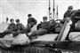 Russere på Rønne havn i forbindelse med den russiske besættelse af Bornholm. Russerne blev de nye besættere i et år fra maj 1945-46.