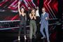 Finaledeltagerne i årets "X Factor" er gruppen Smokey Eyes og de unge solister, Emil Wismann, Mathilde Caffey og Alma Agger.