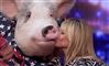 Heidi Klum og svinet SMÆKKYS
