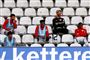 Der er strenge krav for spillere og stab under kampene i Bundesligaen, der spilles uden tilskuere. (Arkivfoto).