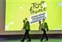  løbsdirektør for Tour de France, Christian Prudhomme og overborgmester og bestyrelsesformand for Grand Départ Copenhagen Denmark, Frank Jensen 