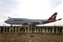 boeing 747 i Sydneys lufthavn inden den sidste tur