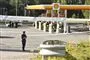 En afsærret Shell-tankstation